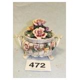 CAPODIMONTE COVERED DISH 10 X 8