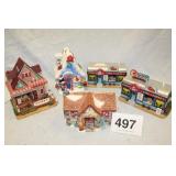 LEMAS HOUSES, ONE IS MISSING TOP SIGN,