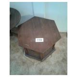 Octagon end table