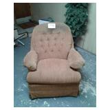 BROWN ROCKING CHAIR