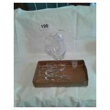 Pitcher with wine goblets