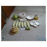Corn plates and other kitchen items