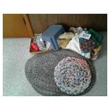 Rugs, mats, and step stool