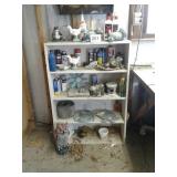 MISC ON SHELVING UNIT