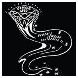 PAIR OF DIAMOND CONCEPT EARRINGS FROM