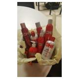 HAIR CARE BASKET DONATED BY BONNIE BRANDENBURG