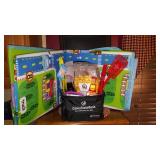 Summer basket and mat. donated by Casey State Bank