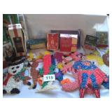 LARGE TOLE OF CHRISTMAS DECOR ETC..