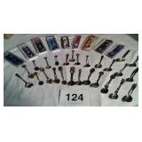 COLLECTABLE SOUVENIR SPOONS (35)