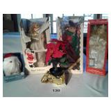 CHRISTMAS ANGLES, FIBEROFTIC POINSETTIA