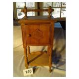 COPPER LINED SMOKING STAND 29" H X 13" W