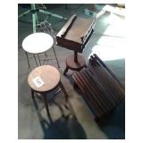 DOLL BENCH, VANITY STOOL; MILKING STOOL