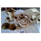 10 PC FRANKOMA  POTTERY