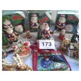 2 TOTES OF MISC CHRISTMAS ITEMS