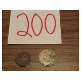 (2) OLD US "GOOD FOR" TOKENS