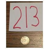 VERY OLD UNCIRCULATED MID EASTERN SILVER COIN