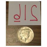 1924 PEACE SILVER DOLLAR