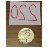 1924 PEACE SILVER DOLLAR