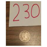 1916 D BARBER SILVER QUARTER