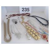 LOT OF NECKLACES, AVON, 1-MISSING STONE