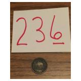 1866 US FIVE CENT SHIELD NICKEL