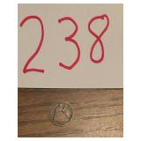 1871 US SILVER SEATED LIBERTY HALF DIME