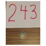 1856-O US SILVER SEATED LIBERTY HALF DIME