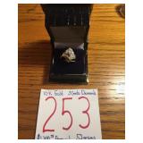 10KT GOLD, 3 CARAT DIAMONDS, APPRAISAL 1400.00