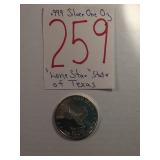 LONE STAR STATE OF TEXAS...999 SILVER ONE OZ.