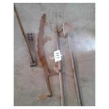 FARM TOOLS...PITCH FORK, ETC.