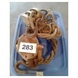 VINTAGE BLOCK & TACKLE