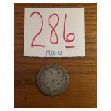 1900-O MORGAN SILVER DOLLAR