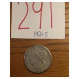 1921-S MORGAN SILVER DOLLAR
