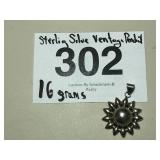 STERLING SILVER VINTAGE PENDANT...16 GRAMS