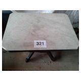 MARBLE TOP END TABLE