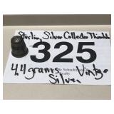 STERLING SILVER COLLECTOR THIMBLE....4.4 GR