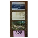 OLD PICTURE POST CARDS 1907,1909,1909