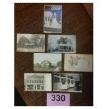LOT OF 7 ANTIQUE PICTURE POST CARDS