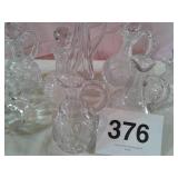(8) GLASS VINEGAR JARS