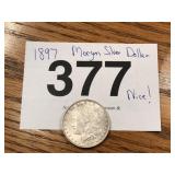 1897 MORGAN SILVER DOLLAR...NICE