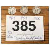 STANDING LIBERTY QUARTERS SILVER 1928,1929,1930