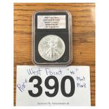 RARE WEST POINT "W" MINT MARK SILVER DOLLAR