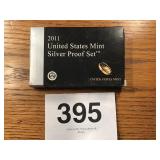 2011 UNITED STATES MINT SILVER PROOF SET