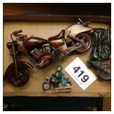 MOTORCYCLES MADE OF WOOD