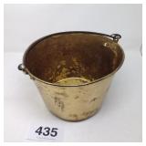OLD 2 GALLON BRASS BUCKET