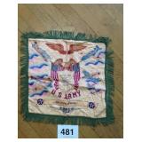 US ARMY SILK PILLOW COVER