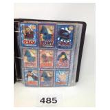 LARGE FOLDER OF BEANIE BABY CARDS, 32 SHEETS,