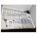 51 PC STERLING SILVER FLATWARE