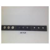 PROOF SETS, 3 EISENHOWER DOLLARS, 3 JEFFERSON