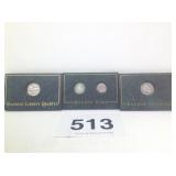 PROOF SETS, STANDING LIBERTY QUARTER, 2 BARBER